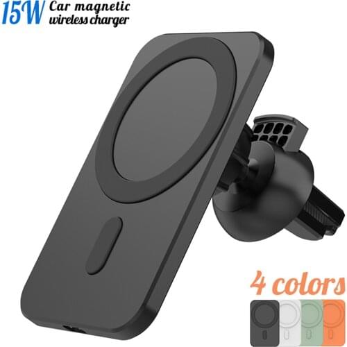 Newest Magnetic Wireless Car Charger Mount for iPhone 12 Pro Max mini Fast Charging Wireless Charger Car Phone Holder