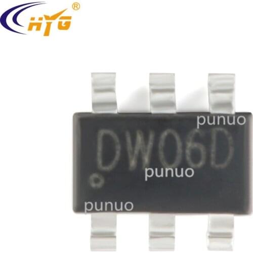 Original Authentic DW06D Encapsulation SOT23-6 2*30W DUAL/QUAD POWER AMPIFIER Car Radio MCU ADC Timers Microcomputer Flash