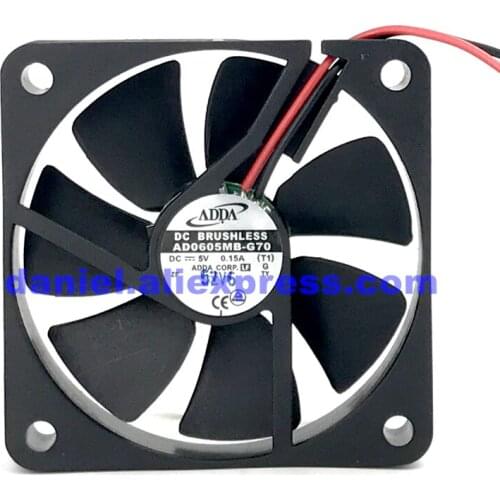 Original ADDA 6010 6cm ad0605mb-g70 5V 0.15A ultra thin silent fan