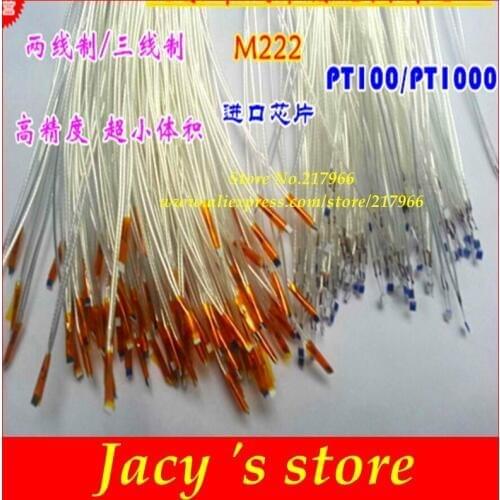 Exposed bare SMD PT100 PT1000 Temperature Sensor Small Size High Accuracy Thermal Resistance M222
