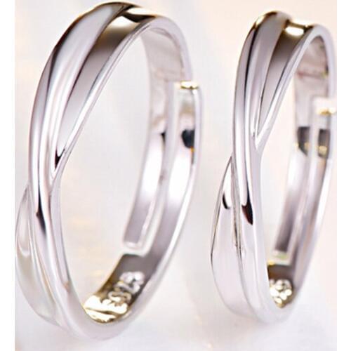 Personalized Stainless Steel Contracted Design Concise Style Cross Lovers Couples Rings