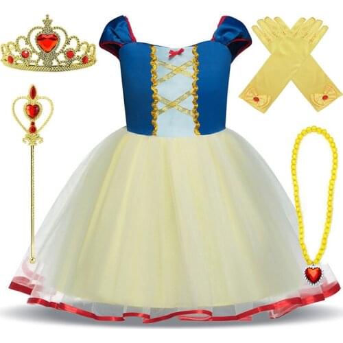 Girls Christmas Princess Dress Up Children Dresses Summer Cosplay Costume Baby Child Kids Fancy Clothing Event Party Clothing