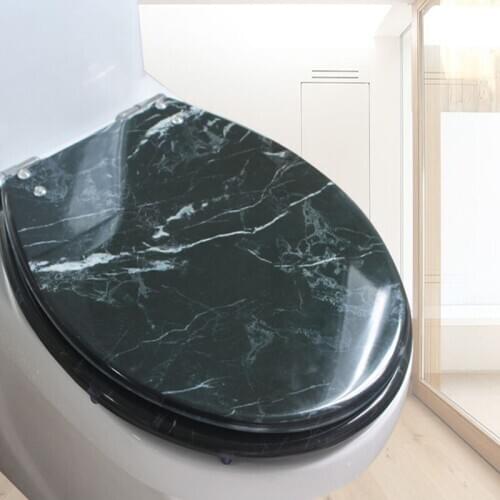 Resin toilet cover universal toilet cover cover screw household color toilet cover U-shaped V-style old-fashioned thickening