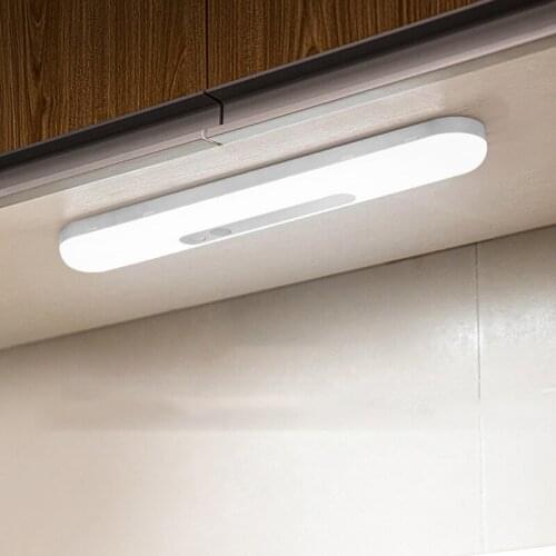 LED Night Light Motion Sensor Wireless USB Rechargeable 18cm/30cm Night Lamp For Kitchen Cabinet Wardrobe Lamp Aisle Lighting