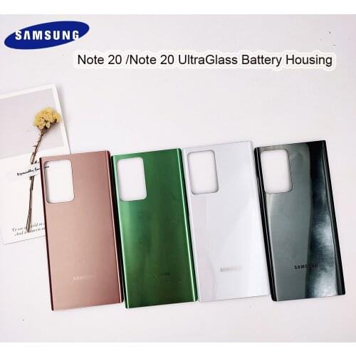 For Samsung Galaxy Note 20 N9810/Note 20 Ultra N9860 Back Battery Cover Rear Door Housing Replacement Parts + Adhesive Stickers