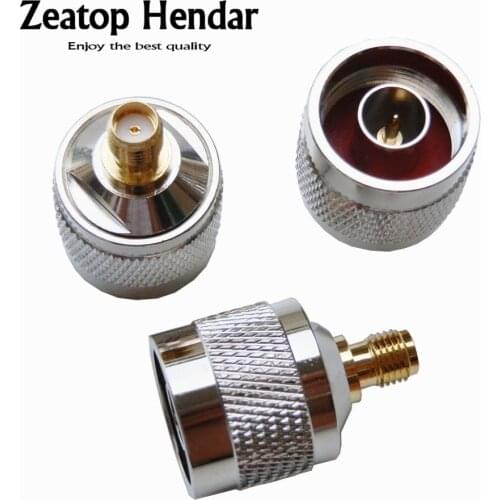 2PCS N Male to SMA Female RF Coaxial Cable Adapter Jack Connector Jack for Cell Phone Mobile Signal Booster Repeater Amplifier