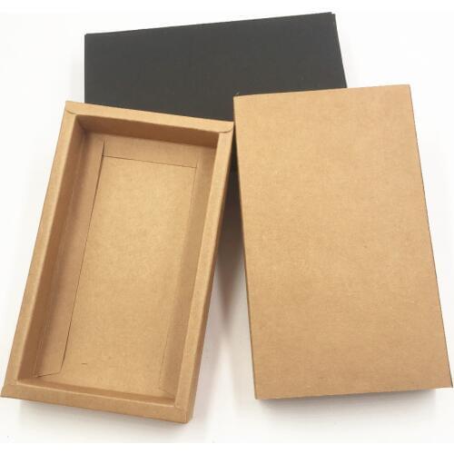 30 pcs High quality Christmas party present box 2 size kraft box for soap jewelry DIY soap drawer paper boxes for packaging