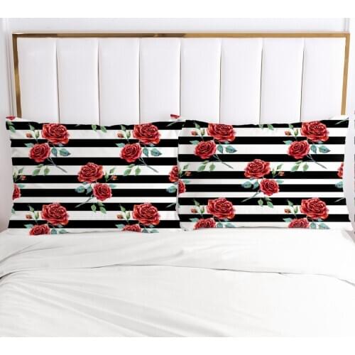 3D Pillow Case Pillowcase Custom 50x70 50x75 50x80 70x70 Decorative Pillow Cover Bedding For Wedding Flowers Drop Ship