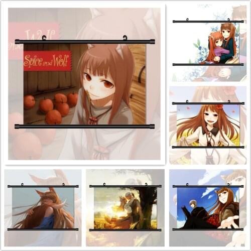 WTQ Spice and Wolf Horo Anime Manga HD Print Canvas Painting Anime Posters Wall Decor Wall Art Picture for Living Room Decor
