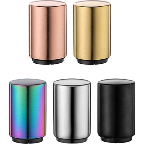 Automatic Magnetic Beer Push Down Bottle Opener Practical Smart Cap Catcher Item