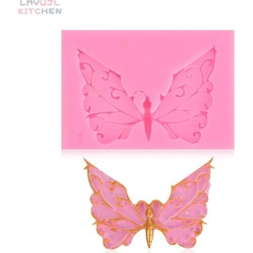 Butterfly Shape Candy Silicone Mold Western Food Cake Decoration Tool DIY Chocolate Fudge Mold Epoxy Mold Baking Accessories
