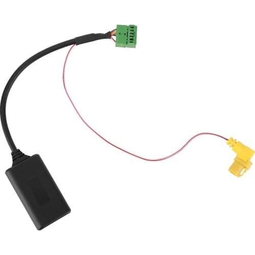 Wireless Bluetooth Audio Wire Music Adapter Fit For Audi Q5 A6L A4L Q7 A5 S5 MMI 3G AMI AUX Bluetooth Audio Cable