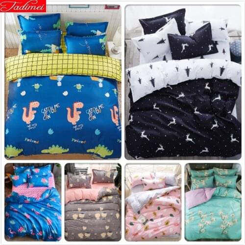 Black White Blue Yellow AB Side Duvet Cover King Queen Double Size 1.5m 1.8m 2.0m 2.2m Bed Sheet Child Kids Bedclothes Bedlinens