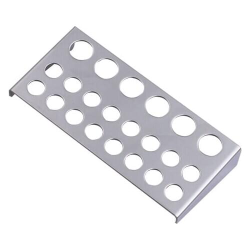 YILONG 22 Cap Holes Stainless Steel Tattoo Ink Cup Holder Professional Ink Cup Holder Pigment Cup Bracket Trailer Supplies