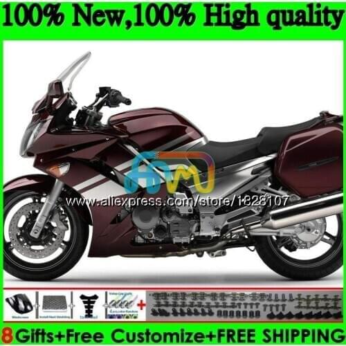 FJR1300A For YAMAHA FJR-1300 FJR1300 01 02 03 05 06 07 119BS.56 FJR 1300 2001 2002 2003 Wine red hot 2004 2005 2006 2007 Fairing
