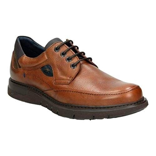 Fluchos Celtic mens lace up shoes brown leather removable insoles Ref.F0249