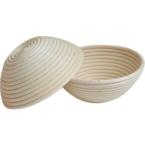 1pcs Round Shapes Fermentation Rattan Basket Country Bread Baguette Dough Banneton Brotform Proofing Proving Baskets
