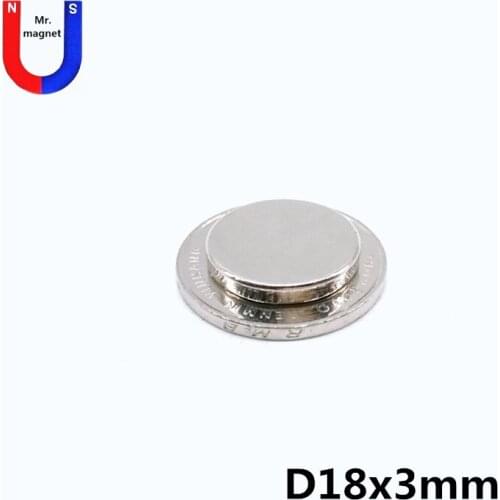 10/50/200pcs 18x3mm magnets Industrial 18x3 magnet rare earth NdFeB MIni small Disc 18*3 super strong permanent neodymium magnet