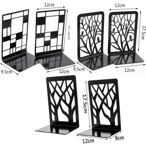 Two Trees Metal Bookend Stationery Bookmark book stand Pen holder