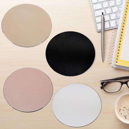 Metal Aluminum Mouse Pad 8.66 Inch Double Side Round Mouse Mat Computer Accessory Cushion Tablet Laptop Accessories
