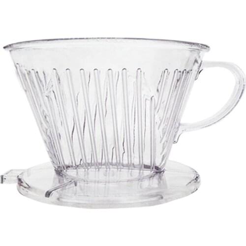 Hand Brewed Reusable Coffee Filter Cup Dripper Cone Shape Coffee Maker Practical Pour Over Serving Mug Cafe Filters Coffee Appli