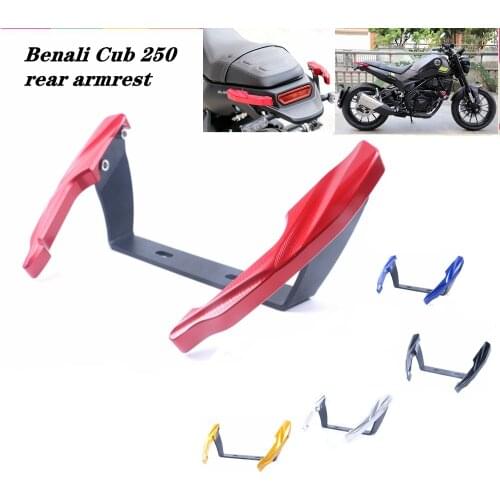 Motorcycle Tail Handrail For Benelli Leoncino 250 Personality Rear Armrest Racer Shelf Handle Tail Fin Accessories