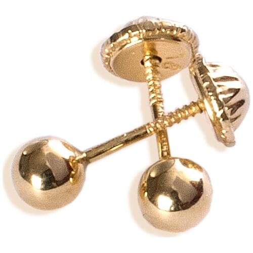 Женские золотые серьги Petit d'or China At AliExpress