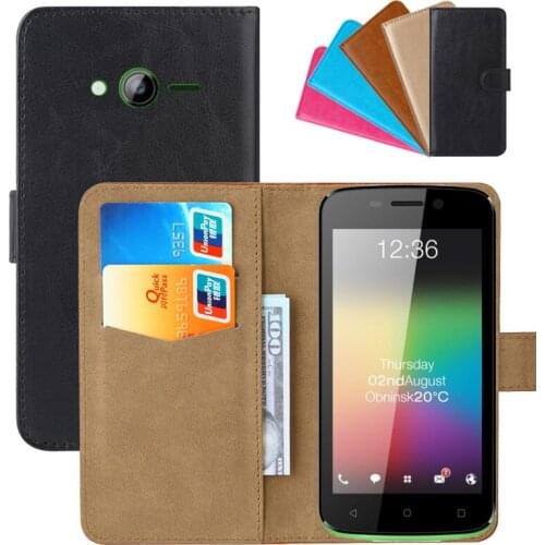 Luxury Wallet Case For DEXP Ixion E245 Evo 2 PU Leather Retro Flip Cover Magnetic Fashion Cases Strap