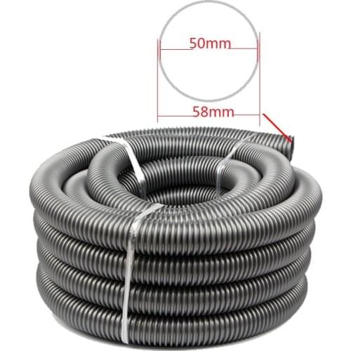 Vacuum Cleaner Thread Hose Inner 50mm Outer 58mm Bellows Straws Soft Pipe Factory Replacement Vacuum Tube Part Accessories