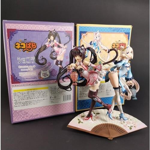 NEKOPARA Chocolat and Vanilla Cheongsam Ver. PVC Figure Anime Model Toy Collection Doll