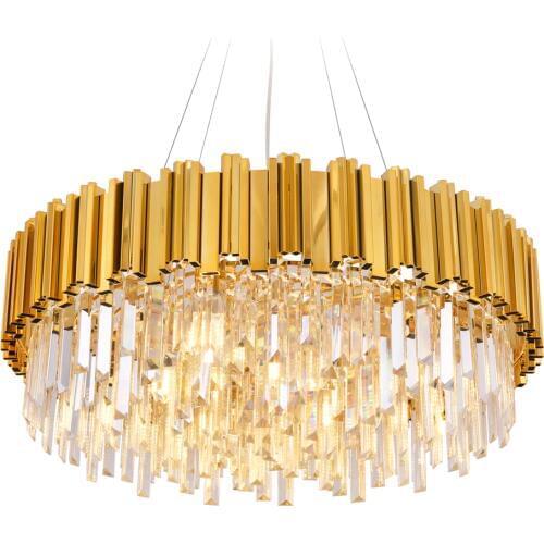 Modern Crystal Chandelier Light Round Crystal Lighting Fixtures Cristal Lustres Luminaire for Dining Living room Restaurant Lamp