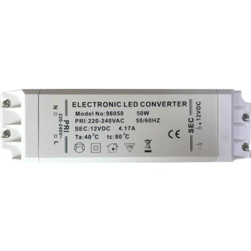 HIGH performance 12V led driver transformer 50W output 1A Power Adapter Power supply for led lamp led strip downlight