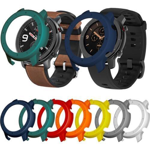 Watch Protector Frame Case For Xiaomi Huami GTR Cover PC Protective Shell For Amazfit GTR 47mm / GTR 42mm Protection Case Sleeve