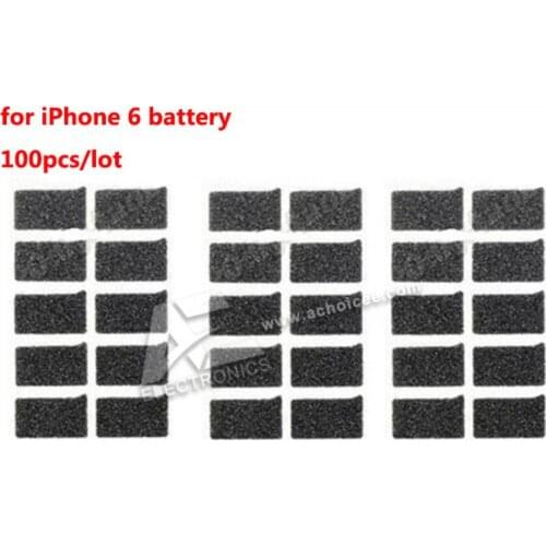 100pcs/lot Replacements shielded sponge pad foam cushion for iPhone 6 Battery Cover Sticker