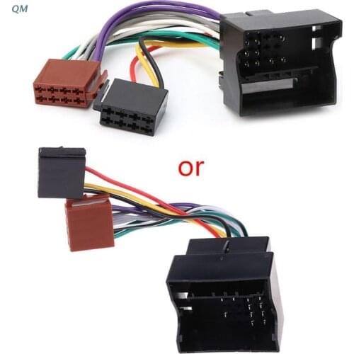 13MF Car Stereo Radio ISO Lead Cable Wiring Connector Adapter For Peugeot 207 307 407