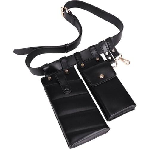 Women Waist Pack Leather Fanny Punk Luxury Women Belt Crossbody Bags For Women Casual Chest Pack Female Purse Mini Phone Bag