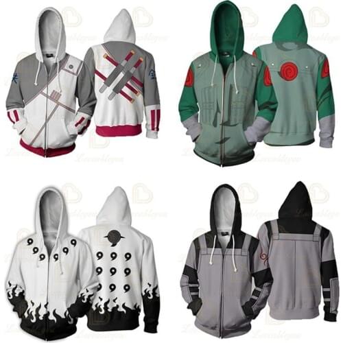 2020 New Anime Sweatshirt Casual Hoodie with Zipper Autumn Hoody Hoodies
