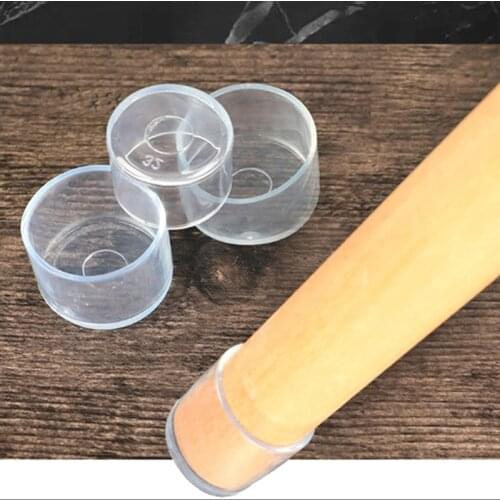 4pcs/set Furniture Table Covers Socks Hole Plugs Dust Cover Furniture Leveling Feet Chair Leg Caps Rubber Feet Protector Pads