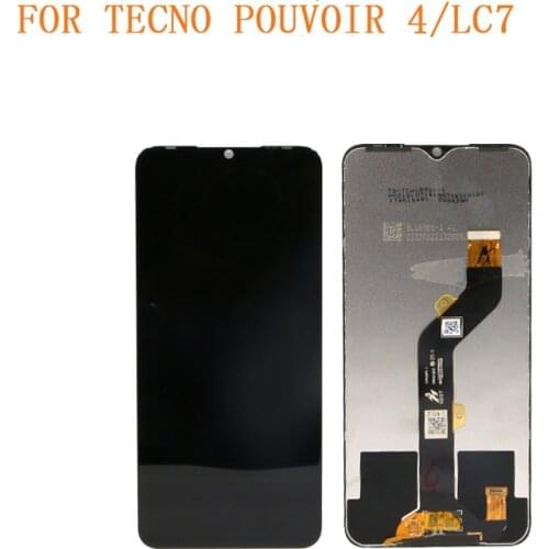 7inch LCD For TECNO POUVOIR 4 LC7 / POUVOIR 4 Pro LCD Display Touch Screen Digiziter Assembly With Tools