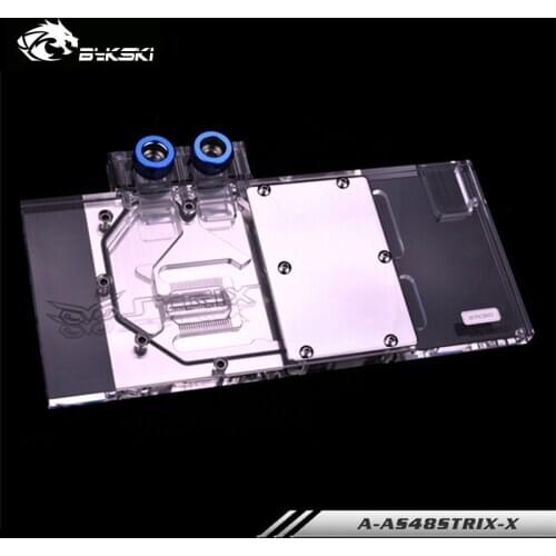 Bykski GPU Cooler For ASUS ROG STRIX-RX480-O8G-GAMING,STRIX-RX470-4G-GAMING,580 Watercooling block Full Cover,A-AS48STRIX-X