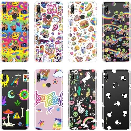 Phone Cases For Huawei Y5 Y6 Y7 2019 Cute Cartoon Rainbow Unicorn For Huawei Y9 Y7 Y6 Pro Prime 2019 Silicone Soft Back Cover