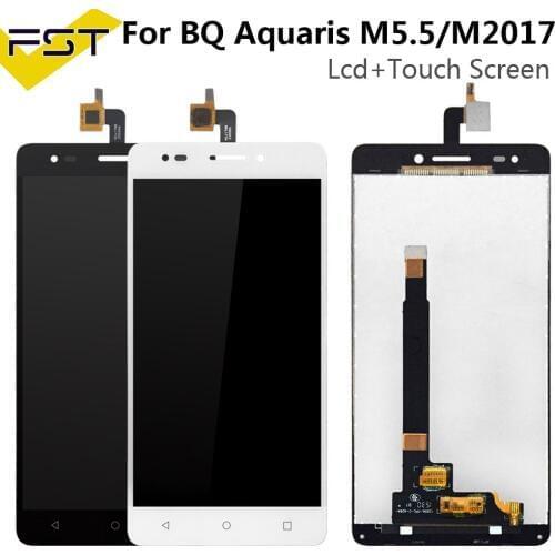 For BQ Aquaris M5.5/BQ Aquaris M2017 LCD Display With Touch Screen Digitizer Assembly For BQ M5.5 LCD Panel Tactil