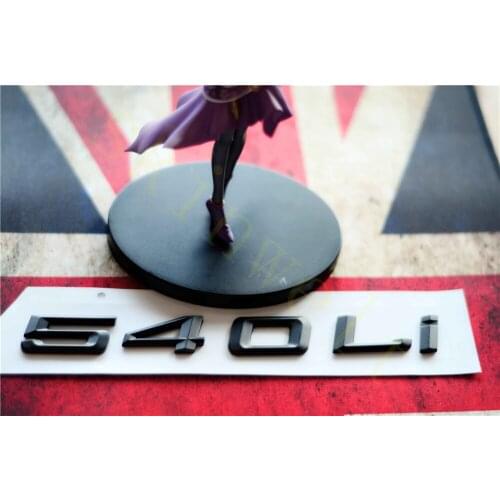 Emblem Badge Decal Trunk Rear ABS for BMW 5 Series 545i 545Li 540i 540Li Matt Black Chrome Stylish Car Exterior Stickers