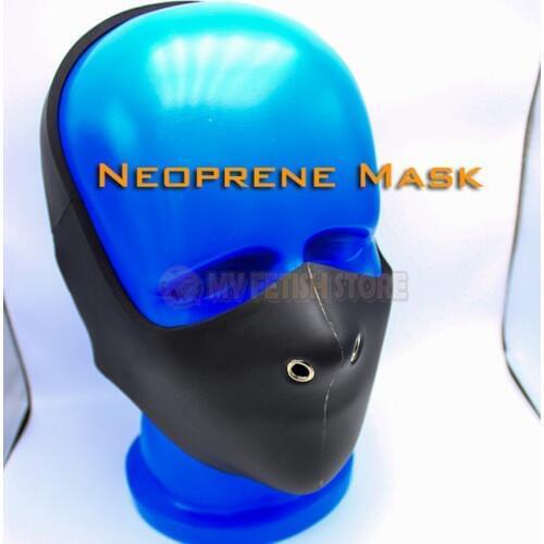 FMJ010)Neoprene Mercenary Muzzle Mask Fetish Wear