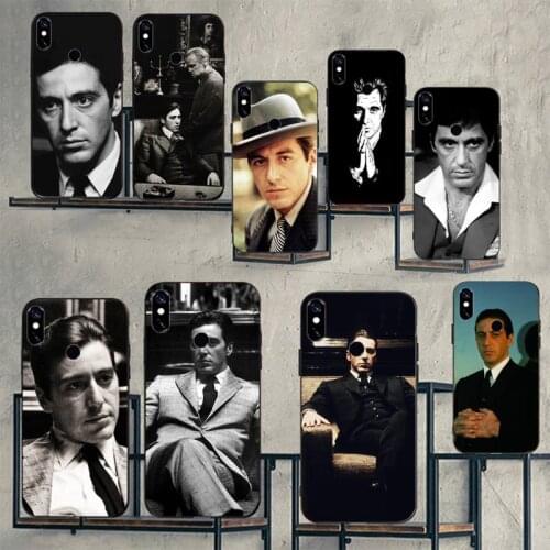 Michael Corleone The Godfather. Al Pacino Phone Case For Xiaomi Redmi note 7 8 9 t max3 s 10 pro lite cover funda coque shell
