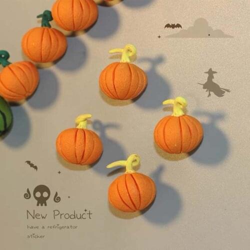 Refrigerator Fridge Magnet Stick Home Decor Halloween Pumpkin Appearance Pastoral Style Europe Lovely Originality Creativity Art