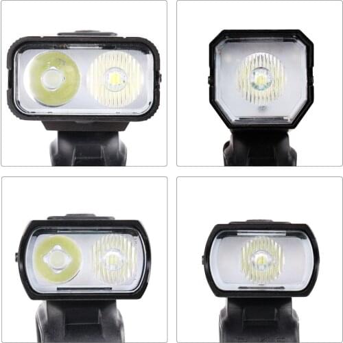 MTB Bike LED Single Double Lamp 2500mah Road Bike Cycle USB Rechargeable Rainfall Light Bike Cycling Equipment