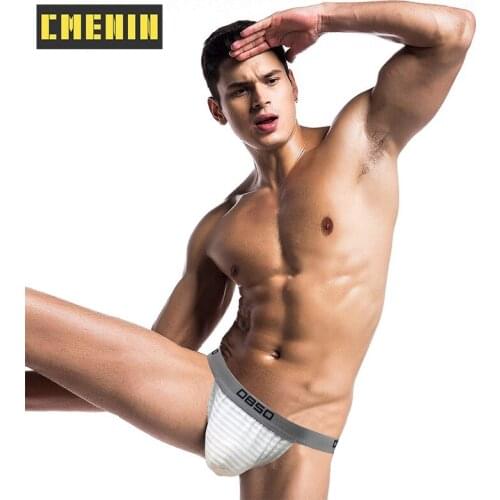 CMENIN Cotton Underpants Gay Men Sexy Mans Underwear Thong Men Jockstrap Comfortable Mens Thongs And G strings Cueca BS3118