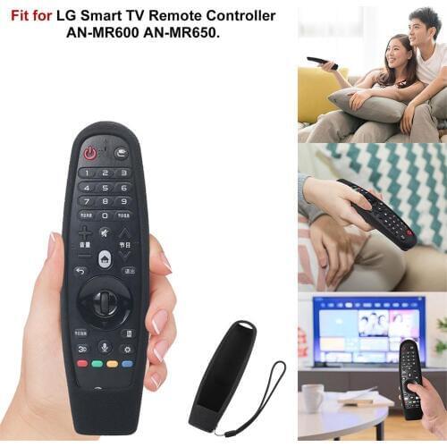 Soft Silicone Remote Case Skin For LG 3D Smart TV AN MR600 MR650 Magic Remote Cover Protective Shell Skin Protector #1119