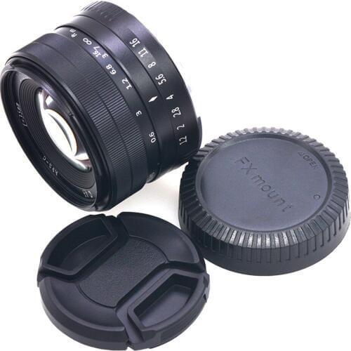 New Ehanced 35mm F1.2 Manual Focus Lens Metal Casing Durable Lighweight Lens for Fuji X JR Deals